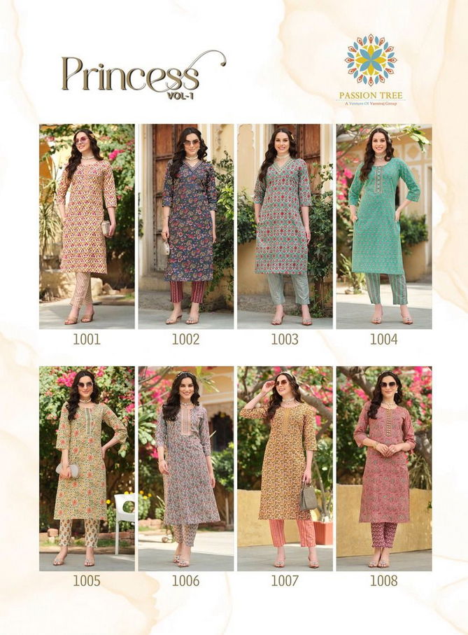 Princess Vol 1 By Passion Tree Cotton Kirti With Bottom Wholesale Market In Surat